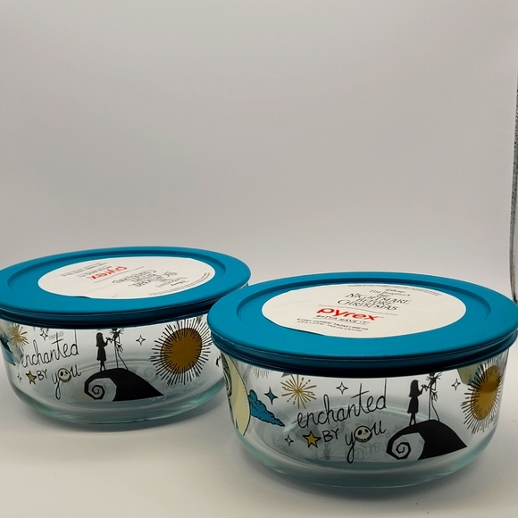 Pyrex Other - Nightmare Before Christmas Pyrex Storage Container 4C Capacity Jack Skellington